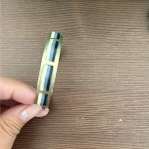 Gold and Black Bangle Bracelet